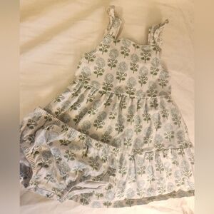 Floral Baby Dress with Bloomers